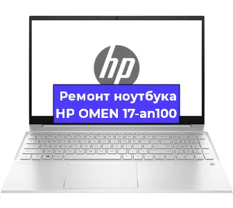 Чистка от пыли и замена термопасты на ноутбуке HP OMEN 17-an100 в Воронеже